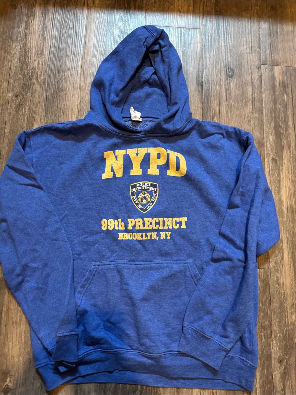 Brooklyn 99 Hoodie NYPD 99th Precinct Brooklyn Blue Hooded Sweatshirt